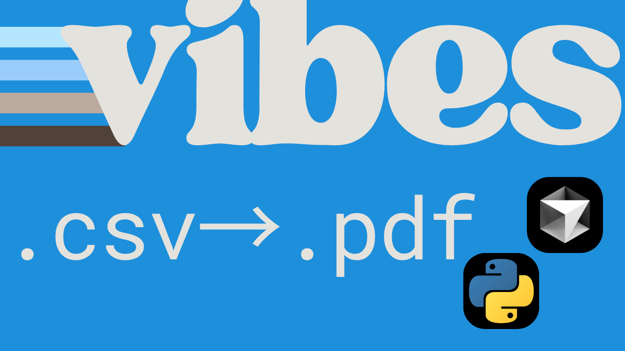 Automate PDF Reports from CSV Data with Cursor & Vibe Coding